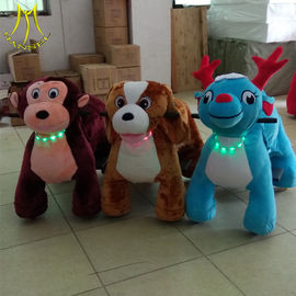 Hansel  amusement park mall plush electronic kid riding animals with non coin proveedor