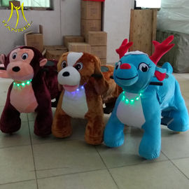 Hansel  amusement park mall plush electronic kid riding animals with non coin proveedor