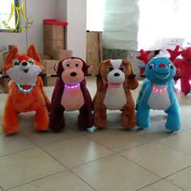 Hansel  amusement park mall plush electronic kid riding animals with non coin proveedor