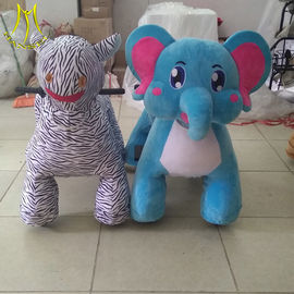 Hansel  kids amusement park rides electric riding horse machine electric plush elephant for sale proveedor