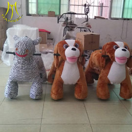 Hansel  plush toy amusement park trains for sale children electric mountable toy with music proveedor