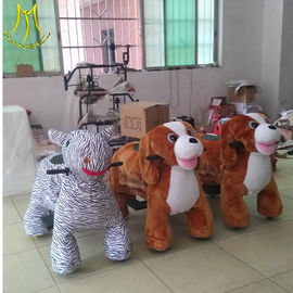 Hansel  plush toy amusement park trains for sale children electric mountable toy with music proveedor