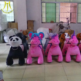 Hansel amusement park games kiddie electric ride on walking toy unicorn in mall proveedor