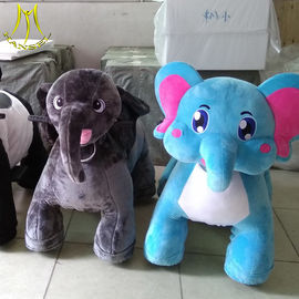 Hansel shopping mall plush animal toy riding for adult coin operated electric plush motorized proveedor
