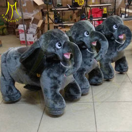 Hansel coin operated walking plush electric ride on animal toys for park proveedor