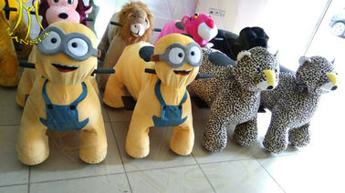 Hansel amusement park walking battery operated animal large plush ride proveedor
