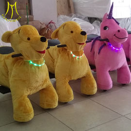 Hansel  outdoor park moving animals battery operated plush animals with necklace proveedor