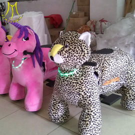 Hansel rideable stuffed horse kids rider plush animal go cart walking bike for adults proveedor
