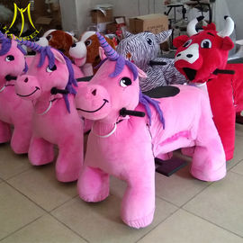 Hansel shopping mall coin animal baby toy machine electric ride on unicorn proveedor
