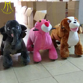 Hansel walking electric plush toys coin operated kiddie ride on animals proveedor