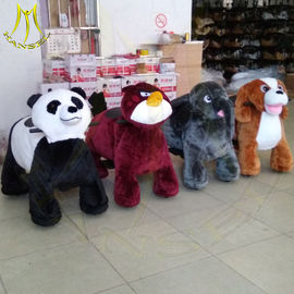 Hansel amusement park motorized plush riding animal kiddie rides proveedor
