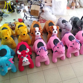 Hansel  ride on animal kids amusement park rides animal large plush ride toy on wheels proveedor