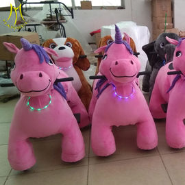 Hansel battery operated electric indoor stuffed motorized horse toy scooter for adults proveedor