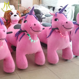 Hansel battery operated electric indoor stuffed motorized horse toy scooter for adults proveedor