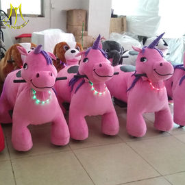 Hansel outside amusement park rides with non coin children electric cars with ride on horse toy pony for sale proveedor