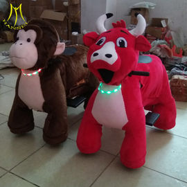 Hansel amusement kids walking battery operated ride on plush animal for mall proveedor