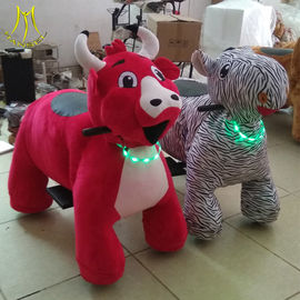 Hansel  shopping mall kids walking battery operated ride on plush motorized riding animals proveedor