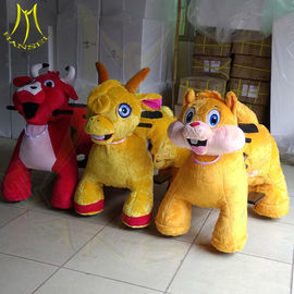 Hansel amusement park coin operated plush kid electric riding animals proveedor