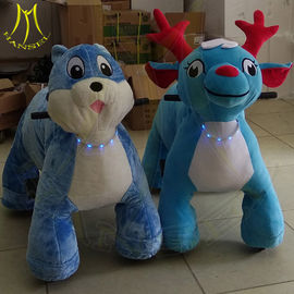 Hansel amusement park walking plush kids rideable electric motorized animals proveedor