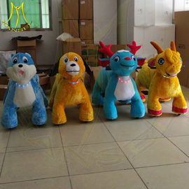 Hansel amusement park walking electric mountable plush motorized animal proveedor