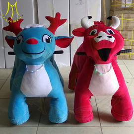 Hansel amusement park games kids indoor rides electric mountable animals proveedor