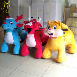 Hansel amusement park coin operated kids indoor rides electric mountable animal proveedor