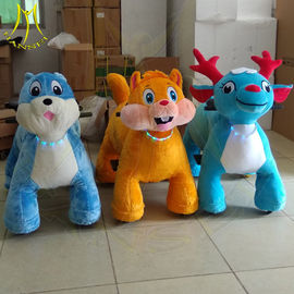 Hansel electric mountable plush motorized animal for shopping mall proveedor