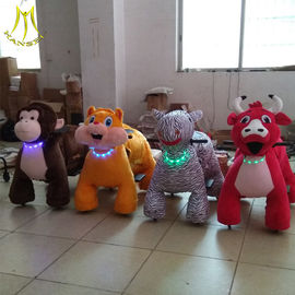 Hansel  coin operated electric elephant plush ride new plush electric animal kids rides for shopping centers proveedor