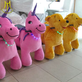 Hansel hot-selling battery powered motorized plush animal drive toy playing items for kids proveedor