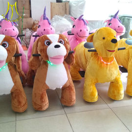 Hansel plush rideable machines stuffy animal amusement park equipment rides proveedor