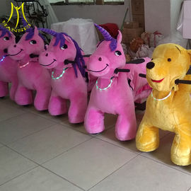Hansel wholesale coin operated electronic kids ride on unicorn for sale proveedor