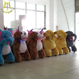Hansel amusement park animal pet game machine plush horse toy scooter for kids proveedor