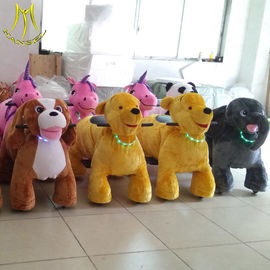 Hansel amusement park animal pet game machine plush horse toy scooter for kids proveedor