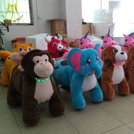 Hansel amusement park animal pet game machine plush horse toy scooter for kids proveedor