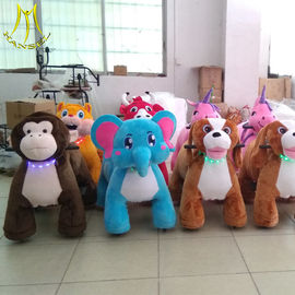 Hansel  amusement game machine electric mountable plush kids ride on stuffed animals proveedor