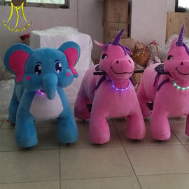 Hansel  hot-selling kids animal horse riding machine for sale plush unicorn large ride in mall proveedor