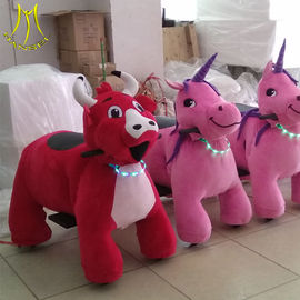 Hansel  commercial electric stuffed animals adults can ride  riding for kids horse toy unicorn ride with non coin proveedor