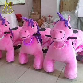 Hansel plush horse plush electrical animal toy car stuffed animals zoo riding for kids proveedor