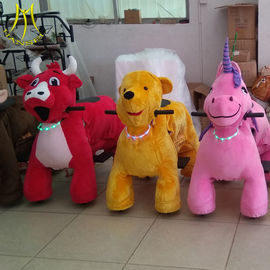 Hansel plush horse plush electrical animal toy car stuffed animals zoo riding for kids proveedor