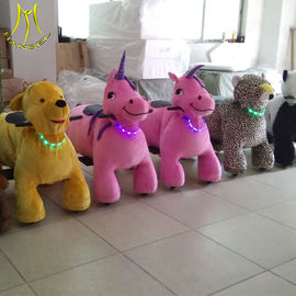Hansel children Zoo animals toys battery powered walking pets animal unicorn rides proveedor
