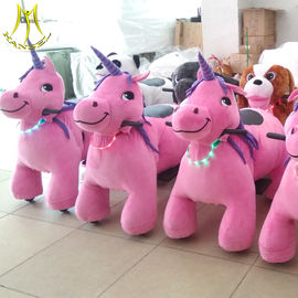 Hansel battery operated ride animal plush zippy toy  amusement park games factory proveedor