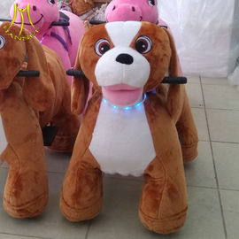 Hansel children plush battery operated moving animals for shopping mall proveedor
