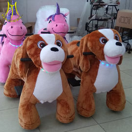 Hansel  amusement park moving plush electric animals coin operated ride proveedor