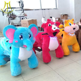 Hansel  amusement park moving plush electric animals coin operated ride proveedor