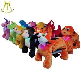 Hansel 2019 new indoor and outdoor amusement kids coin operated walking animal ride proveedor
