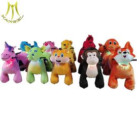 Hansel 2019 new indoor and outdoor amusement kids coin operated walking animal ride proveedor