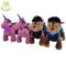 Hansel plush electric kid riding horse moving ride on animals in shopping mall proveedor