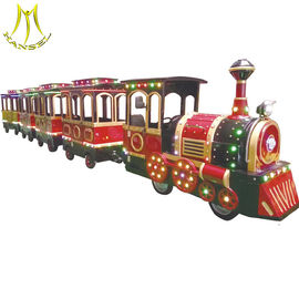 Hansel indoor and outdoor children amusement park track train rides electric proveedor