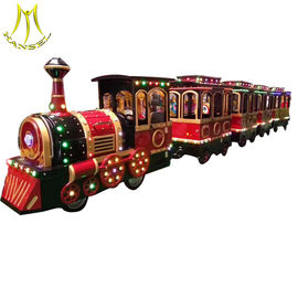Hansel shopping mall battery operated amusement trackless electric trains proveedor