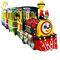 Hansel fun shopping mall amusement park ride children trackless train fiberglass body proveedor